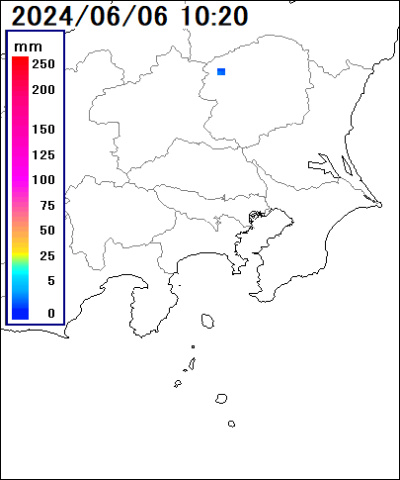 神奈川県 川崎市の雨雲レーダー