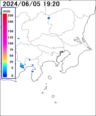 神奈川県 東部の雨雲レーダー