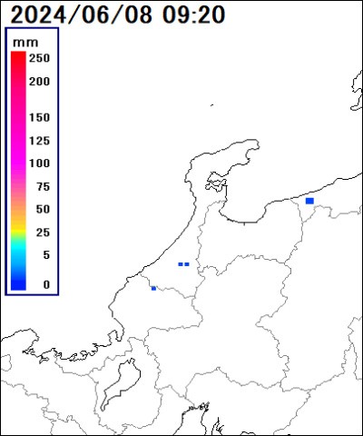 石川県 輪島市の雨雲レーダー