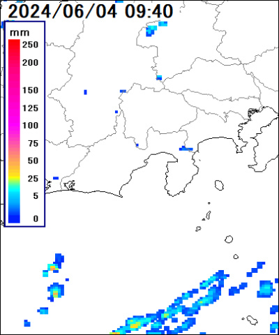 雨雲レーダー(静岡県)