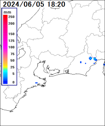 愛知県 西部の雨雲レーダー