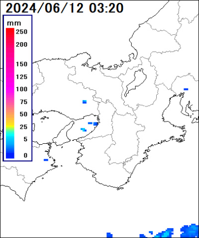 大阪府 大阪市浪速区の雨雲レーダー
