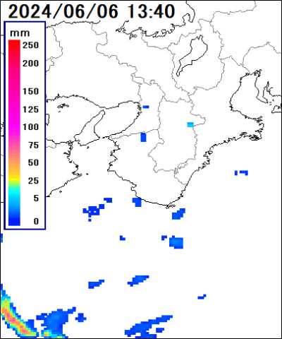 雨雲レーダー(和歌山県)