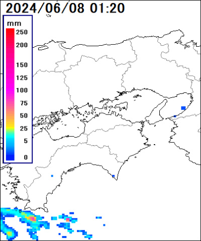 雨雲レーダー(香川県)