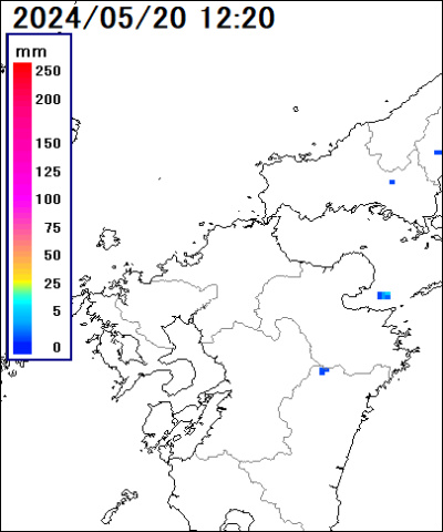 福岡県の雨雲レーダー