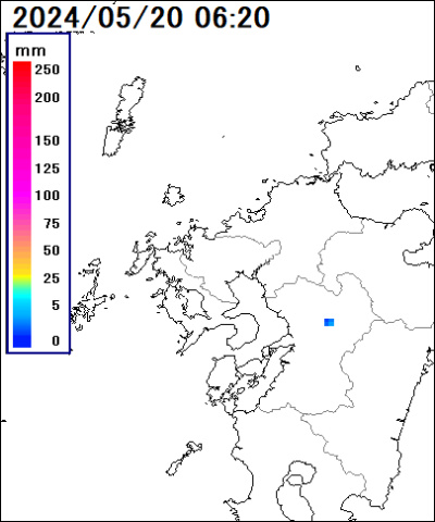 佐賀県の雨雲レーダー