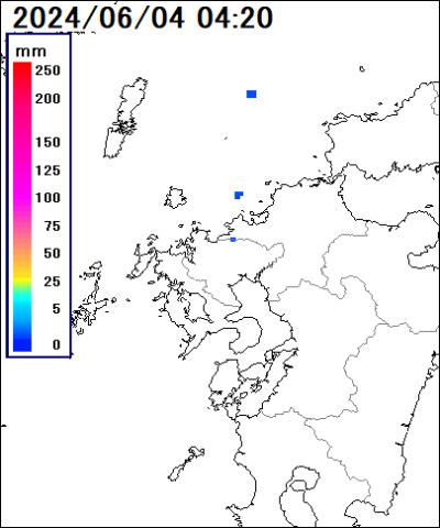 佐賀県 北部の雨雲レーダー