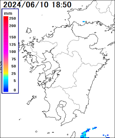 雨雲レーダー(熊本県)