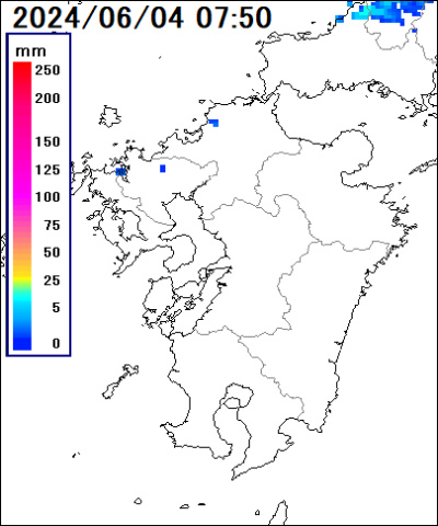雨雲レーダー(熊本県)