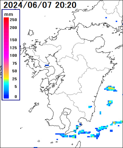 熊本県 天草芦北地方の雨雲レーダー