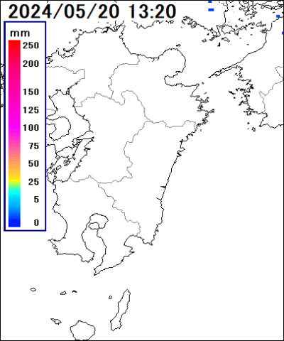 宮崎県の雨雲レーダー