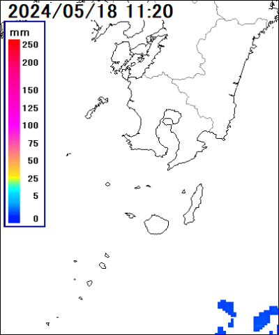 鹿児島県の雨雲レーダー