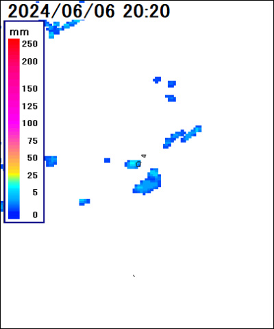 沖縄県 南大東村の雨雲レーダー