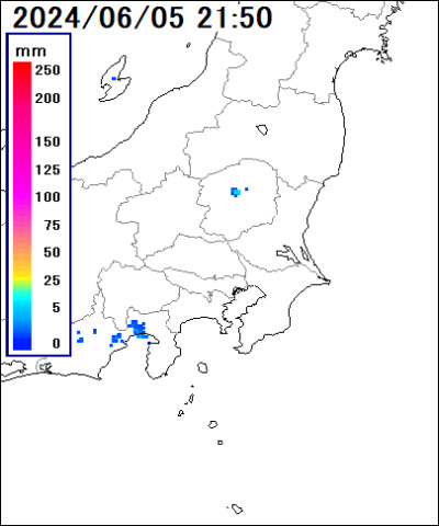 雨雲レーダー(関東)