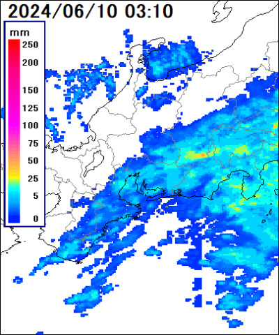 雨雲レーダー(東海)