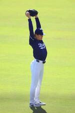 山本由伸、29日登板に向け練習