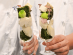 倉吉北高生が「まるごとっとりパフェ」開発 県美の応援プロジェクト 関係者ら絶賛