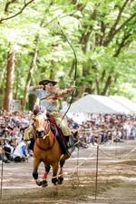 人馬一体の妙技に歓声、京都