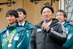 原監督、連覇継続へ決意