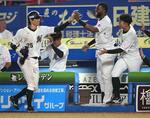 ロッテ岡が8戦連続二塁打
