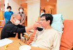 食事介助 理解深める むらおかこぶし園 住民向け介護技術講習