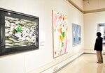 「流れ」テーマに表現 円山川公苑美術館でアート展