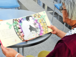 碧川かた生き方知って 朝ドラの主人公にする会 絵本一新し出版 色鮮やかに、新たなシーンも