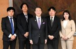 県観光資源評価 米国でPR誓う HISのNY支店関係者、知事と面談