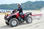 素足で歩ける砂浜へごみ回収 岩美で県ホンダ会
