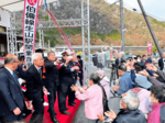 100年の節目に感謝込め JR伯備線生山駅で記念式典 地域振興へ思い新た