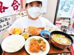伯桜鵬関の好物だけ なじみの食堂に新定食 倉吉 場所中の応援メニューに