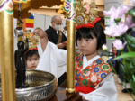 子どもの健やかな成長願う 倉吉で「花まつり降誕会」