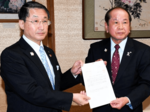 知事に正式検討申し入れ 本庁舎移転案巡り八頭町長