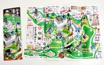宝島の地図みたいに 清水寺の魅力びっしり 観光マップ作成 手描きイラスト、情報満載