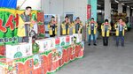 【新着】がぶりと乾杯、シーズン幕開け祝う 倉吉スイカ出荷セレモニー