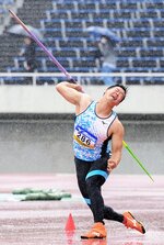 小椋(倉吉総産高出)やり投げ優勝 高橋(境高出)パラやり投げ2位 織田記念国際陸上