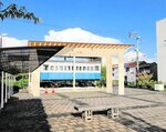元町パティオ広場 屋根整備計画示す 米子市、来夏までに完成へ