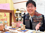 陶器や織物 多彩に 白兎養護学校生徒 販売会に向け準備 19日、県庁