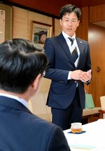 「鳥取県の支援に感謝」 能登地震 志賀町長、知事と面談