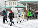 銀世界の町 満喫 生山駅開業100周年記念 ノルディック・ウォークin日南
