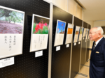 〝上淀の秋〟詠んだ優秀作 彼岸花の里俳句・フォト俳句コン作品展 入選の20点並ぶ