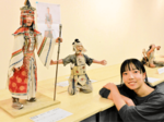 人形に魂を込めて 安来で野崎さん作品展 高校生美術工芸甲子園で大賞