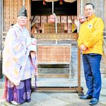 おみくじ掛けを賀茂神社に奉納 倉吉打吹LC