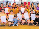 鳥取城北高が準V 軽重量級 石川(鳥取城北高) 軽量級 川口(鳥取城北高)2位 国際女子選抜相撲堺大会