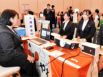 来春卒業生、熱心に質問 「日本海合同企業説明会」 鳥取島根両県58社が参加