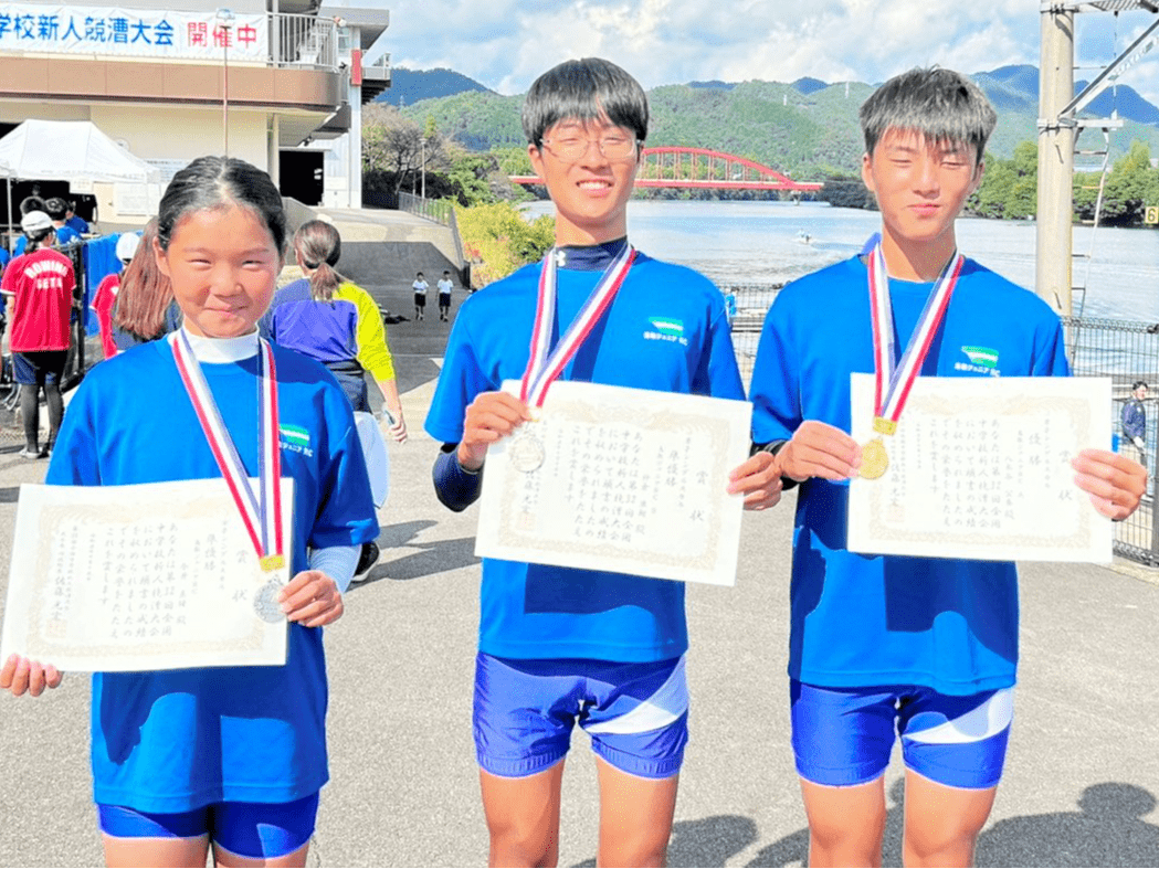 八木谷（鳥取ジュニアRC）優勝 男子SS 全国中学新人