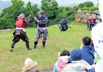 観望会、格別な朝満喫 米子城跡 ダイヤモンド大山お預け