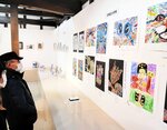 子どもたちの力作見に来て 以命亭で浜っ子アート展