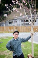 元児童ら桜の下、大川小に思い