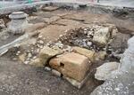姫路城「鳥居先門」橋台跡を発掘